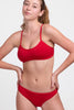 Jocelyn Bikini Top - Red - Red / XS