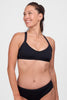 Kathleen Bikini Top - Black - Black / XS
