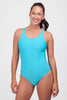 Betty Swim Onesie - Hawaii Blue - Hawaii Blue / 28