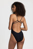Michele Swim Onesie - Black - Black / 26