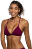 Triangle Bikini Top - Cabernet - L / Cabernet