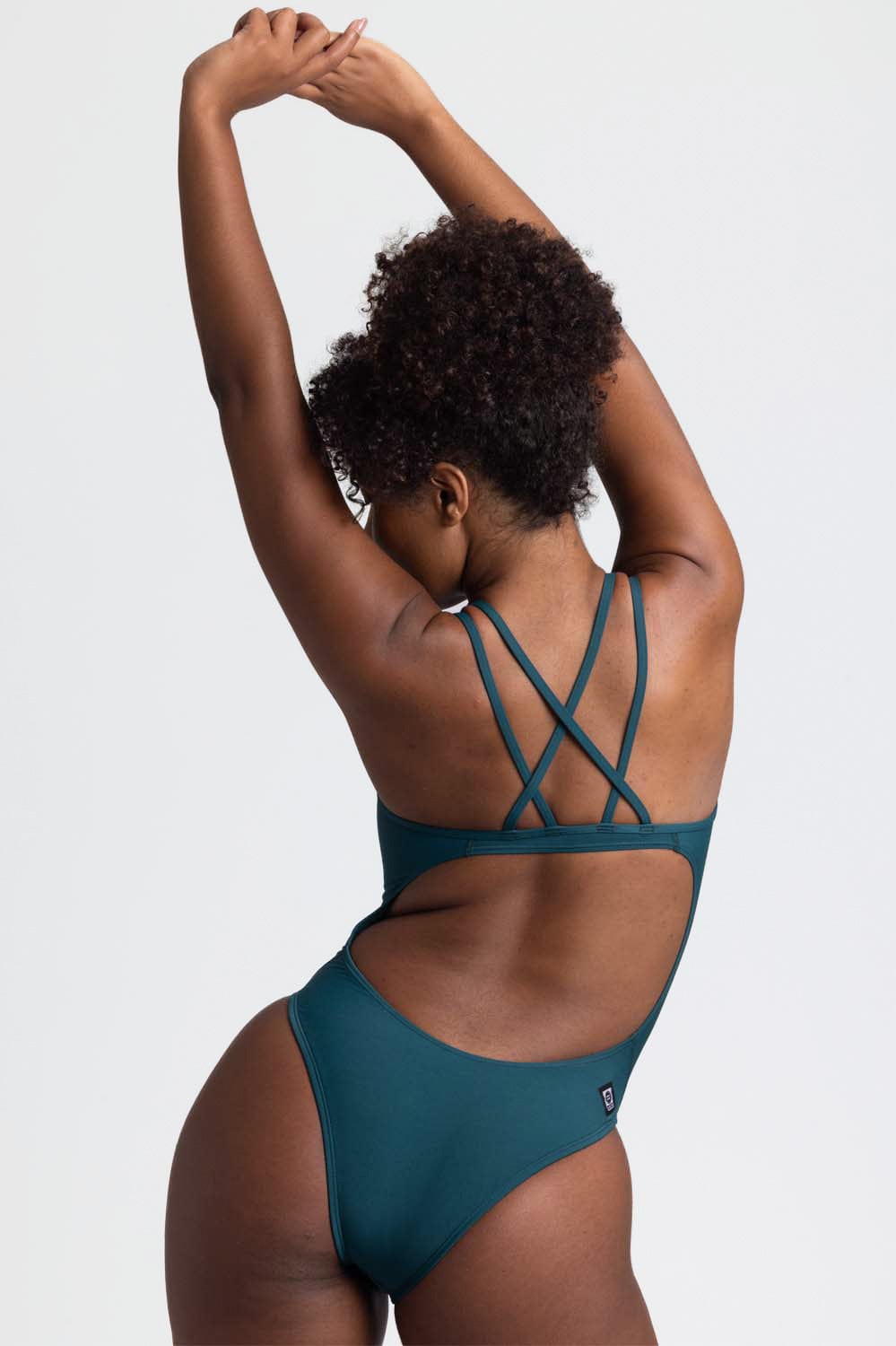 Murray Swim Onesie - Peacock