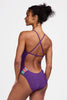 Julian One Piece Swimsuit - Grape Contrast - Grape & Paddle & Hot Pink / 26