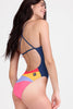 Melisse One Piece Swimsuit - Navy Contrast - Navy & Strawberry & Mango / 26